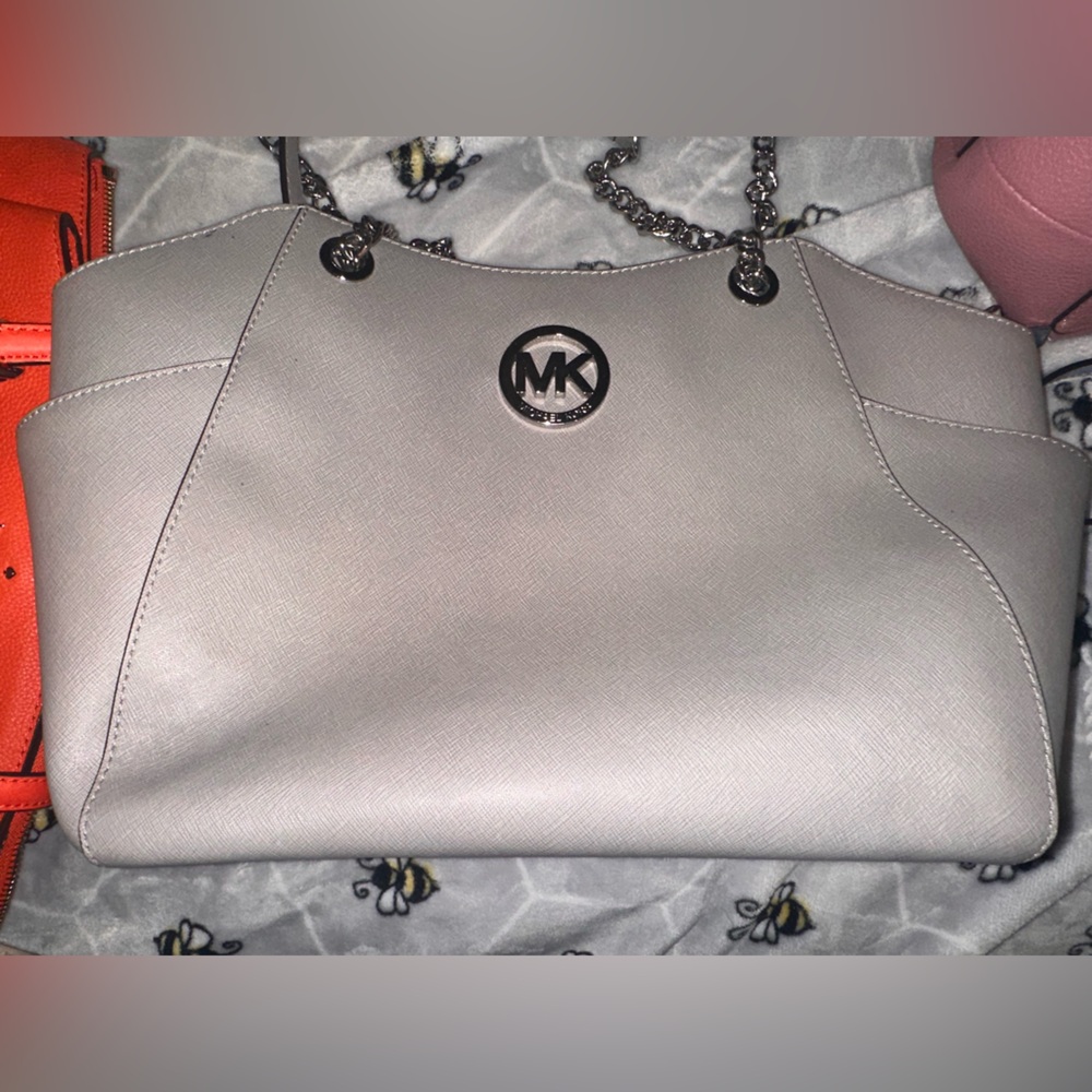 Michael Kors Gray Shoulder Bag